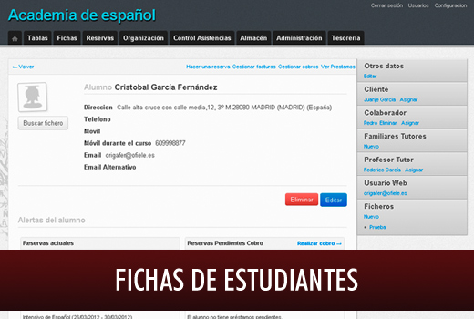 Fichas de Estudiantes Software Ofimática - OfiELE