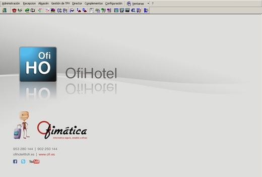 Vista General del Software de Hotelería - OfiHotel